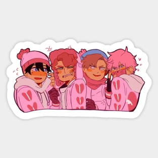 Pink Trail Sticker